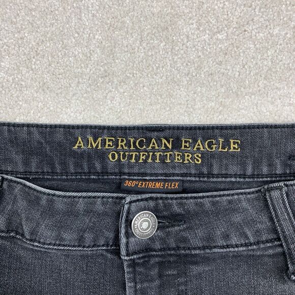 American Eagle 360 Extreme Flex Slim Taper Jeans Men's Size 40 Distressed - Picture 9 of 16